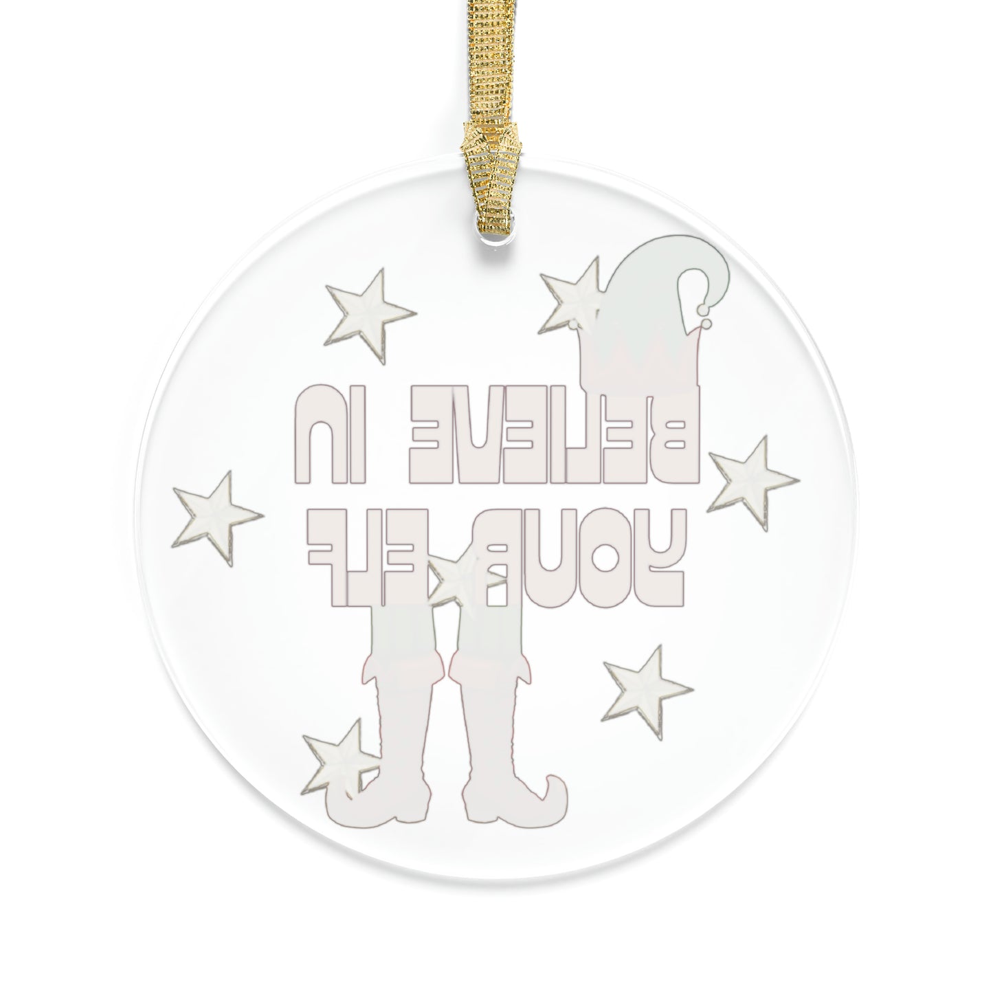 Elf Faith Acrylic Ornament