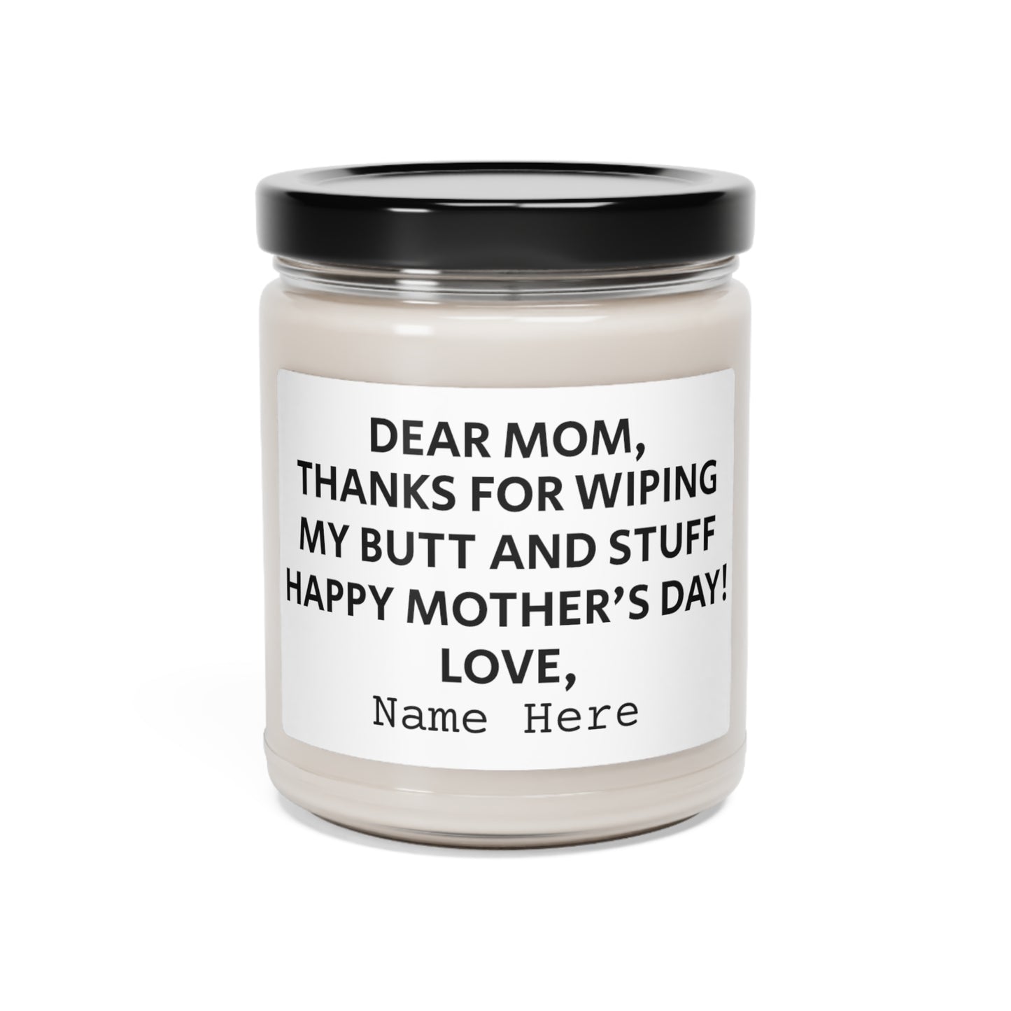 Thanks Mom Scented Soy Candle, 9oz