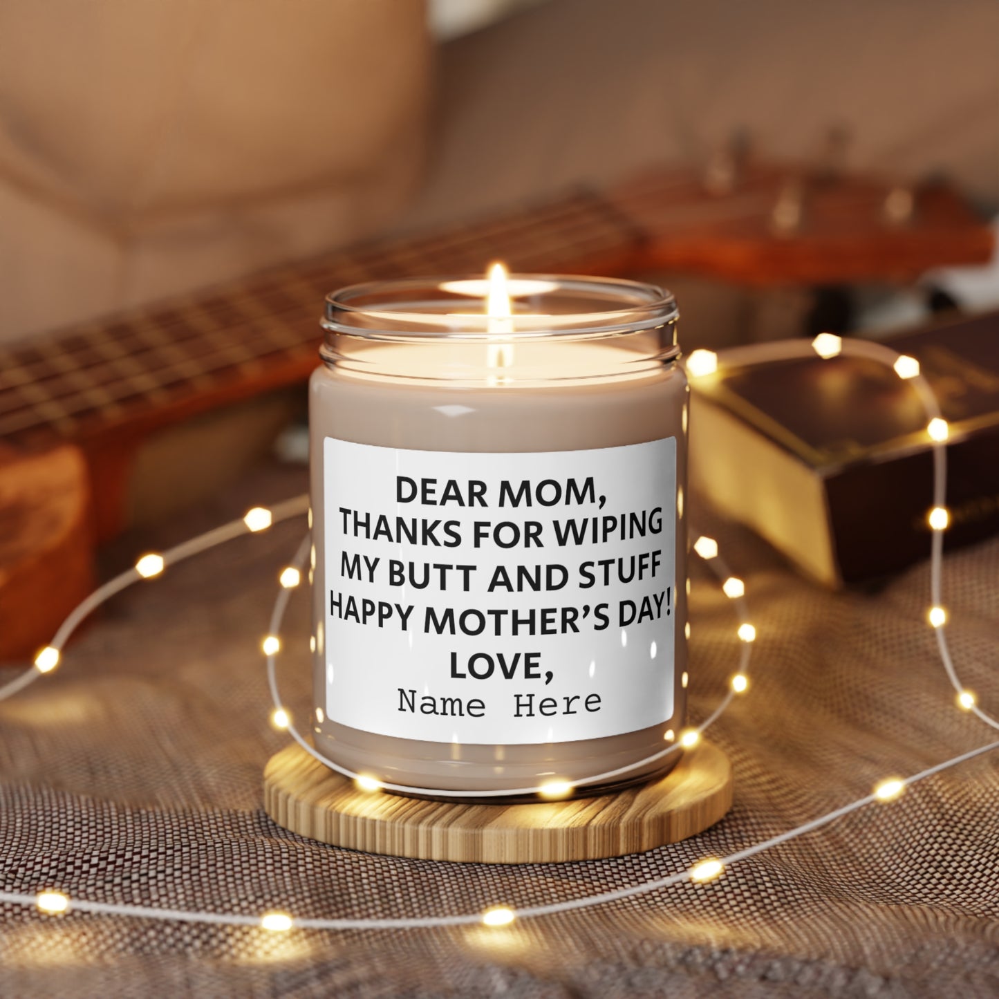 Thanks Mom Scented Soy Candle, 9oz