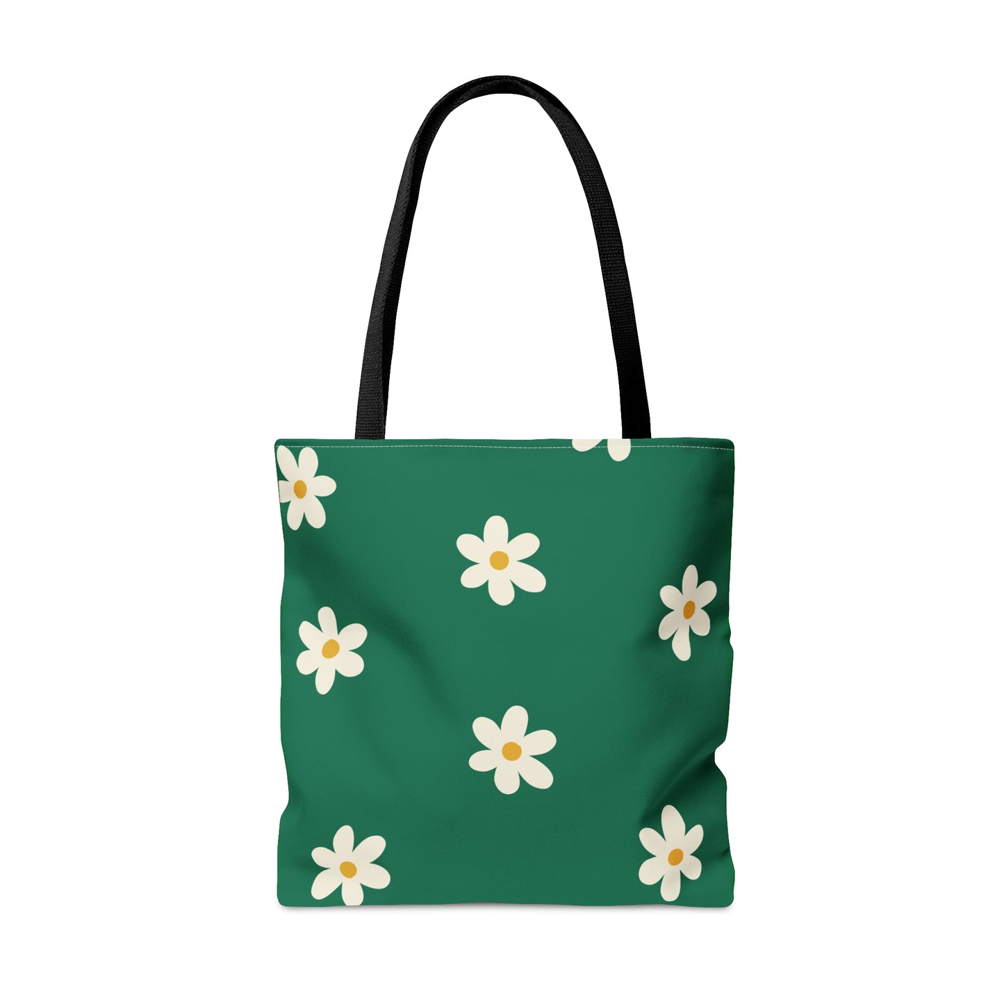 Luscious Green Daisy Tote Bag