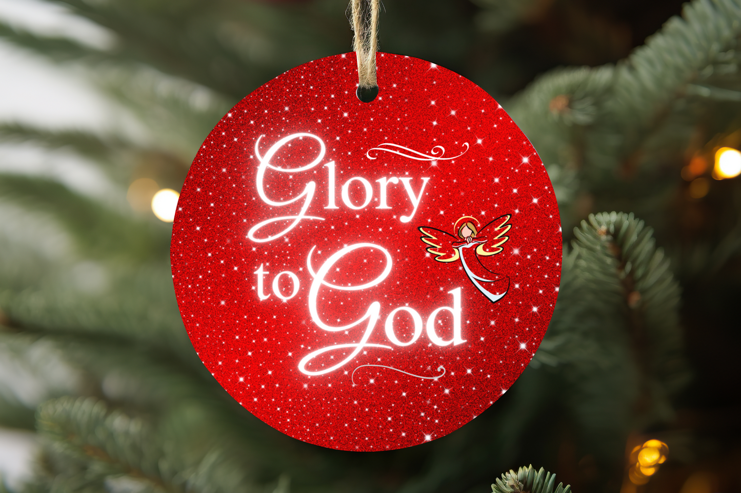 Glory to God Ornament