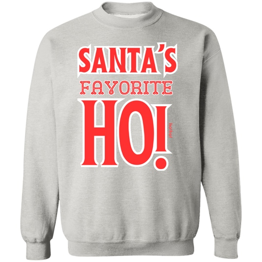 SANTA’S Santa's favorite Crewneck Pullover Sweatshirt