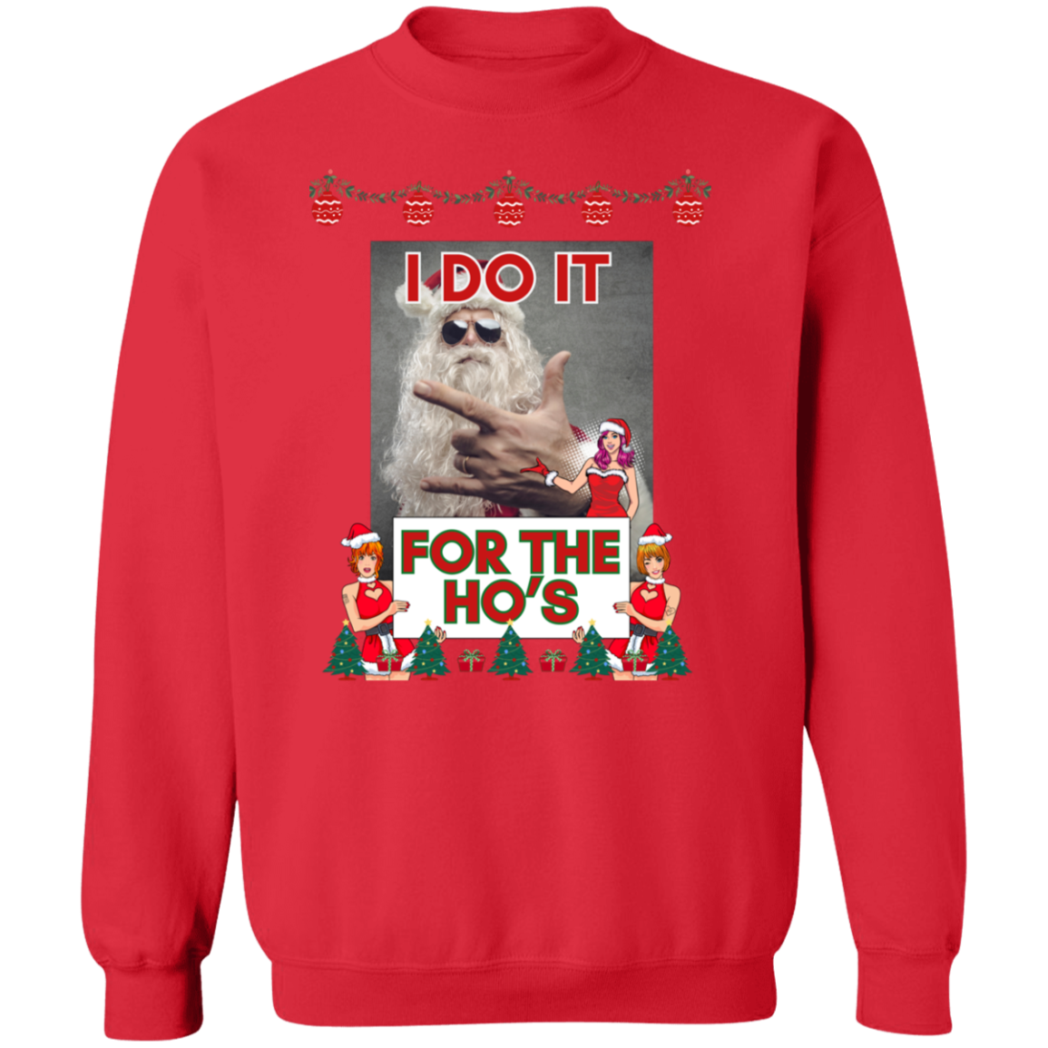 MERRY MERRY Crewneck Pullover Sweatshirt