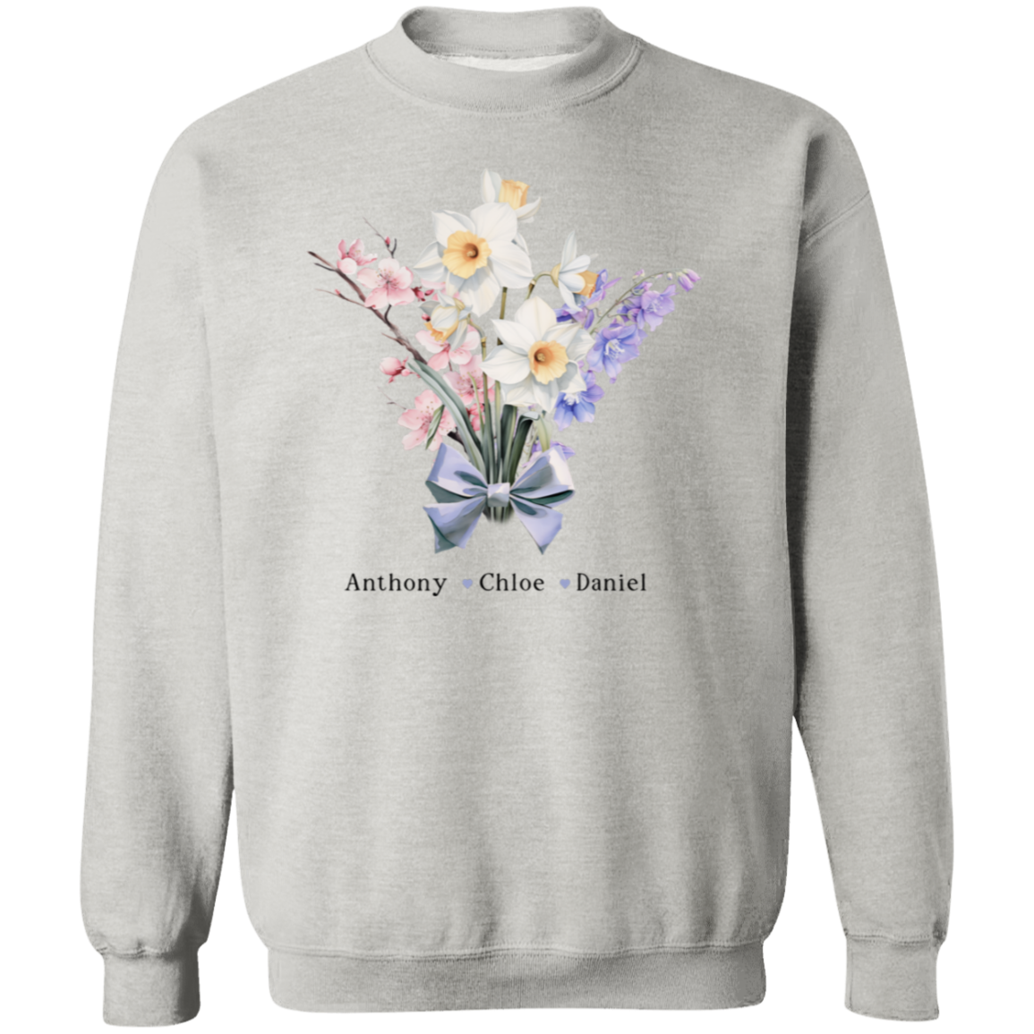 Bloom & Bond Personalized Birthflower Sweatshirt