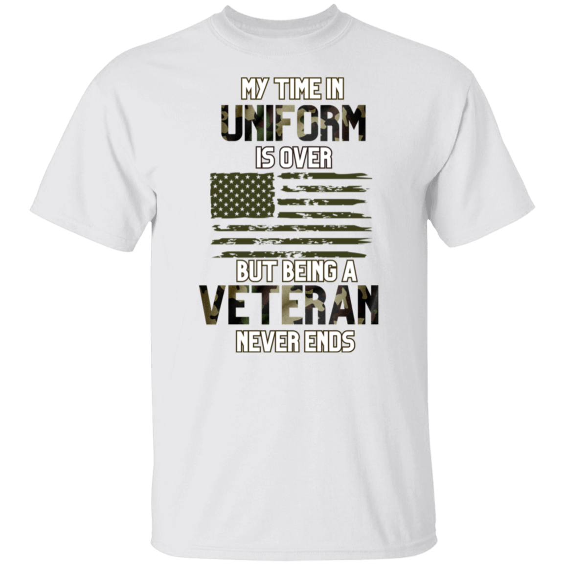 Veteran Never Ends T-Shirt