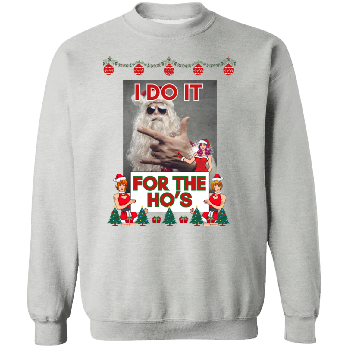 MERRY MERRY Crewneck Pullover Sweatshirt