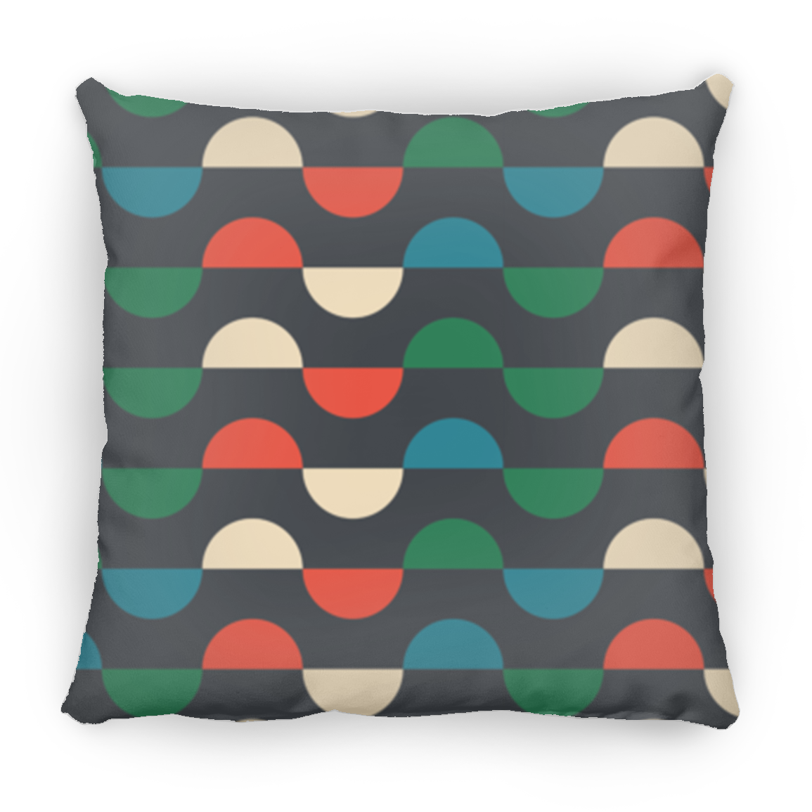 Geo Christmas Large Square Pillow