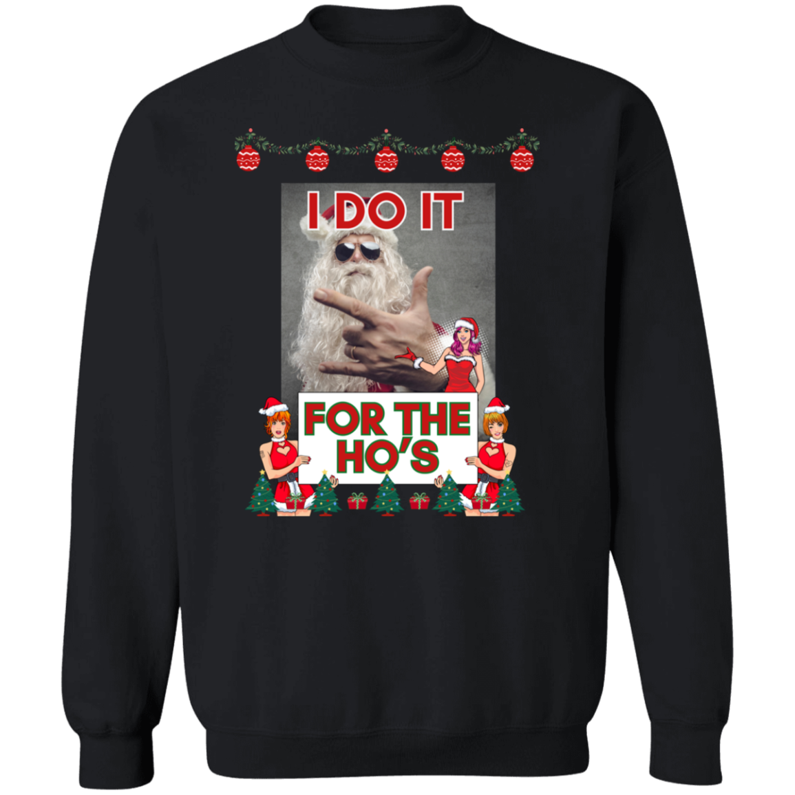 MERRY MERRY Crewneck Pullover Sweatshirt