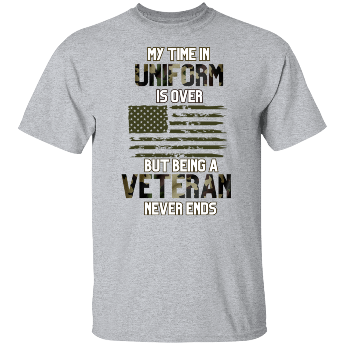 Veteran Never Ends T-Shirt