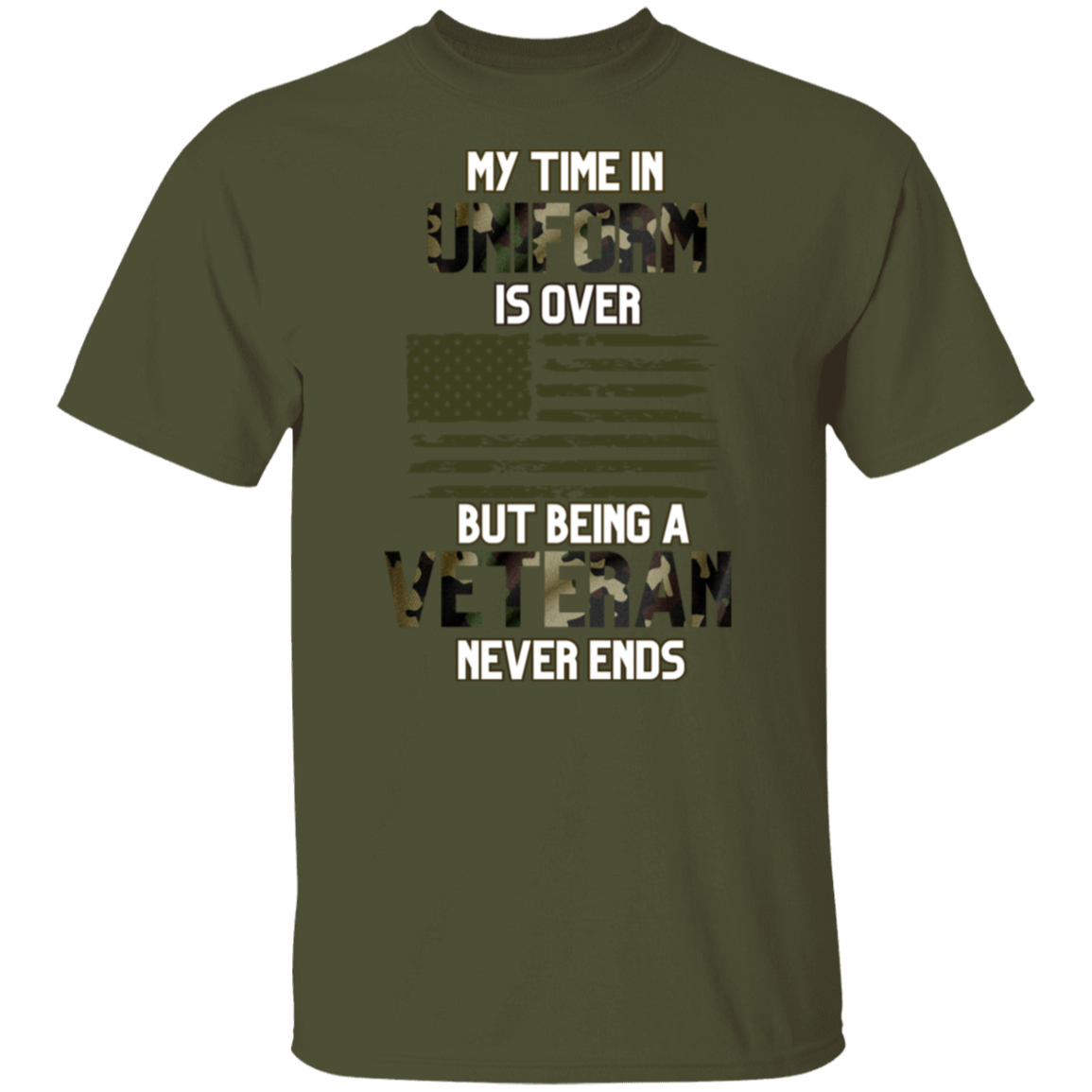 Veteran Never Ends T-Shirt