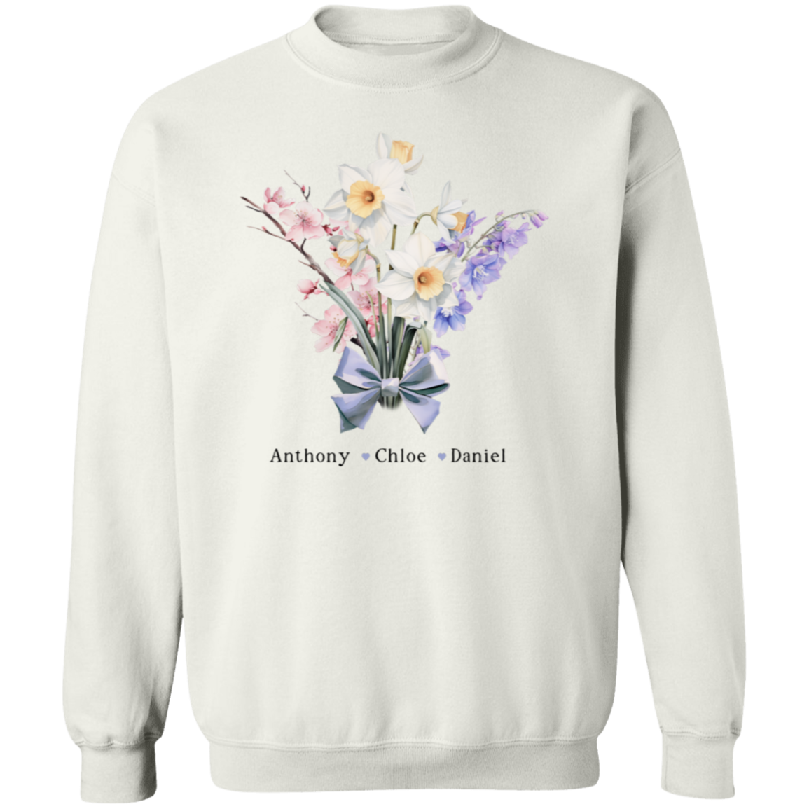 Bloom & Bond Personalized Birthflower Sweatshirt