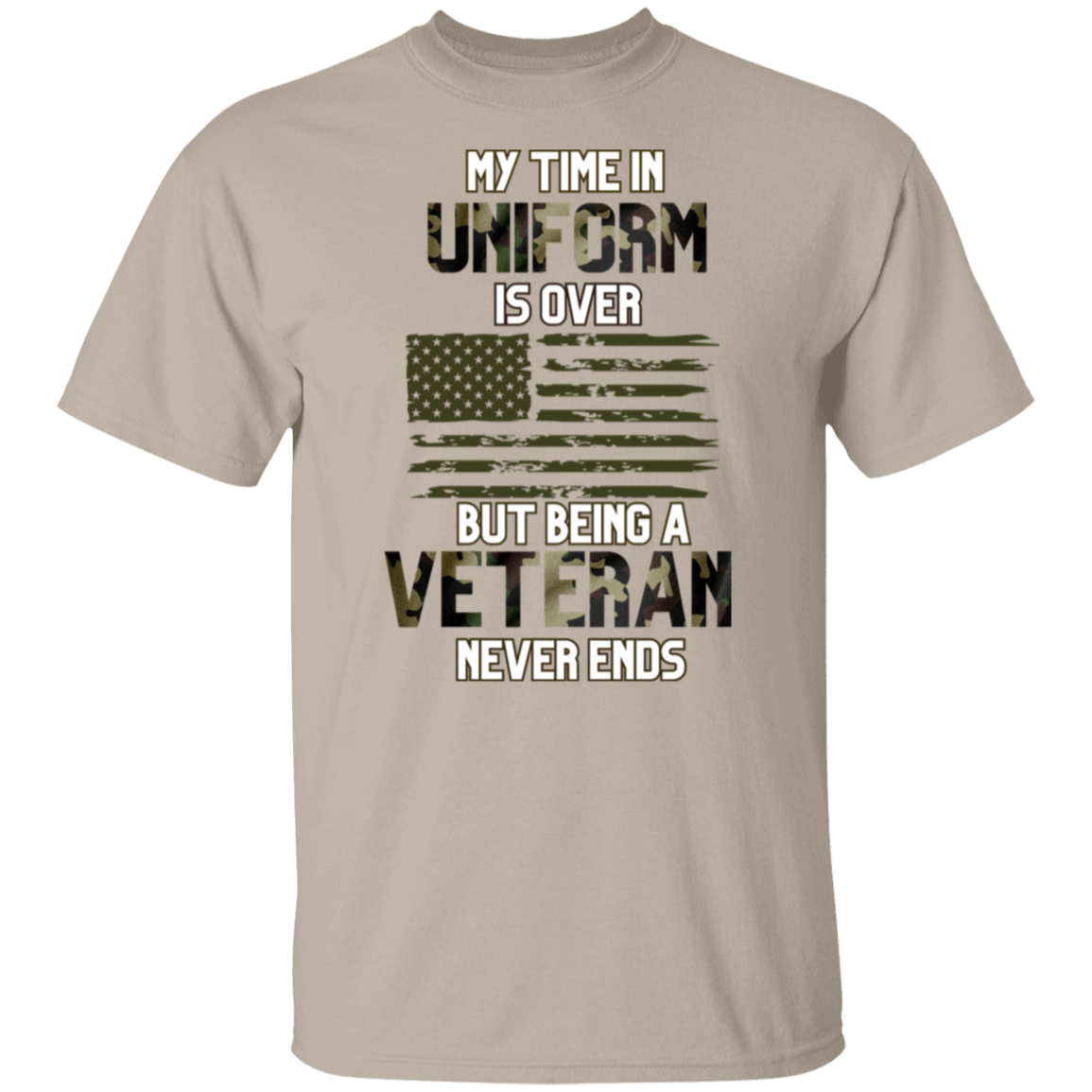 Veteran Never Ends T-Shirt