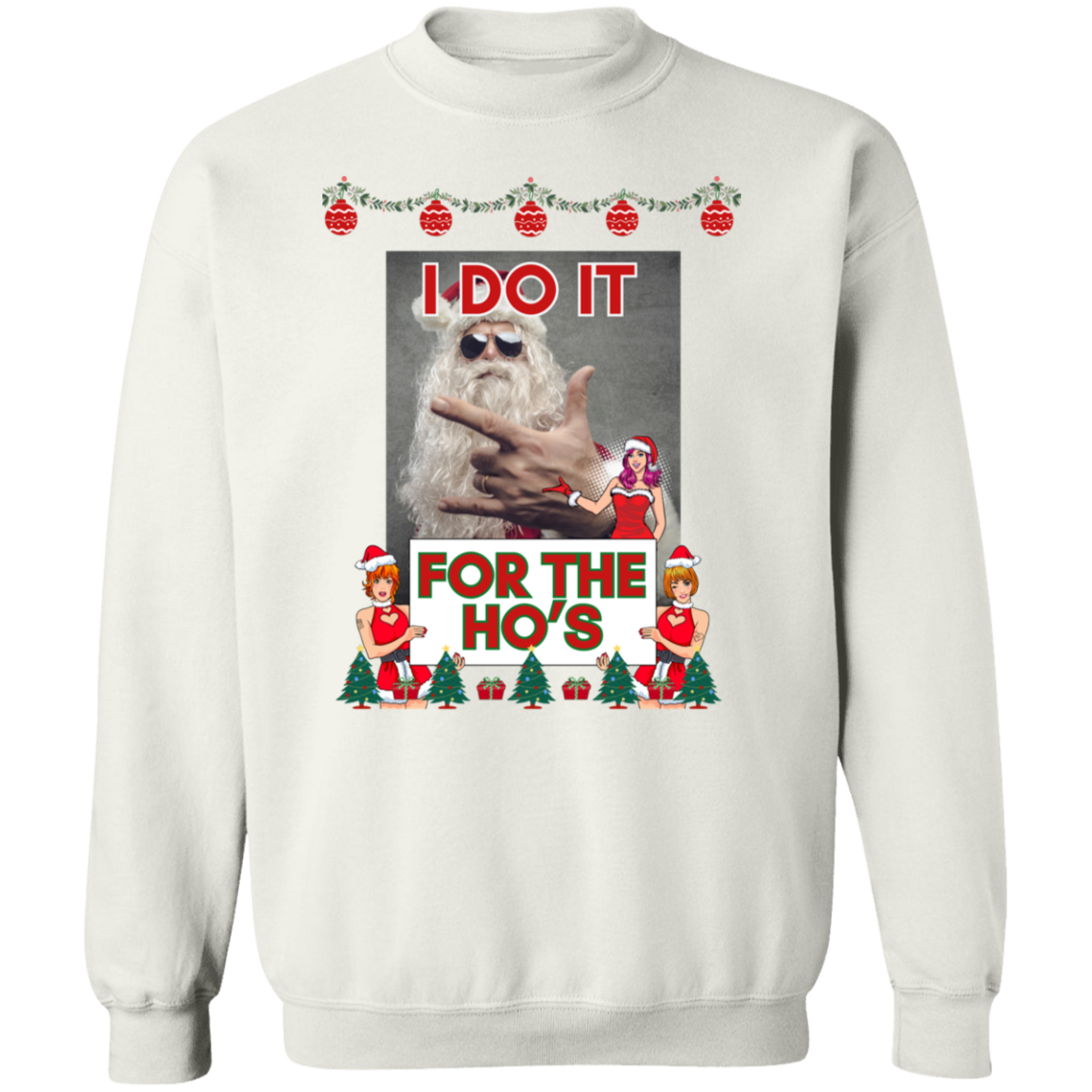 MERRY MERRY Crewneck Pullover Sweatshirt