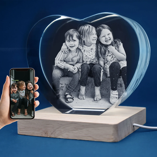 Crystal Moments®: 3D Photo Heart💖