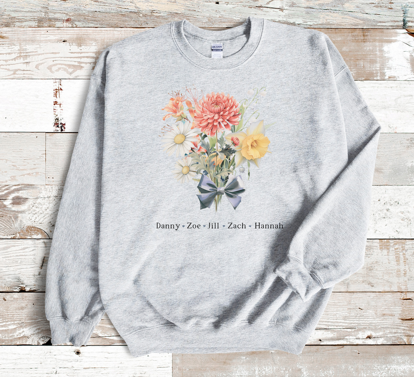 Bloom & Bond Personalized Birthflower Sweatshirt