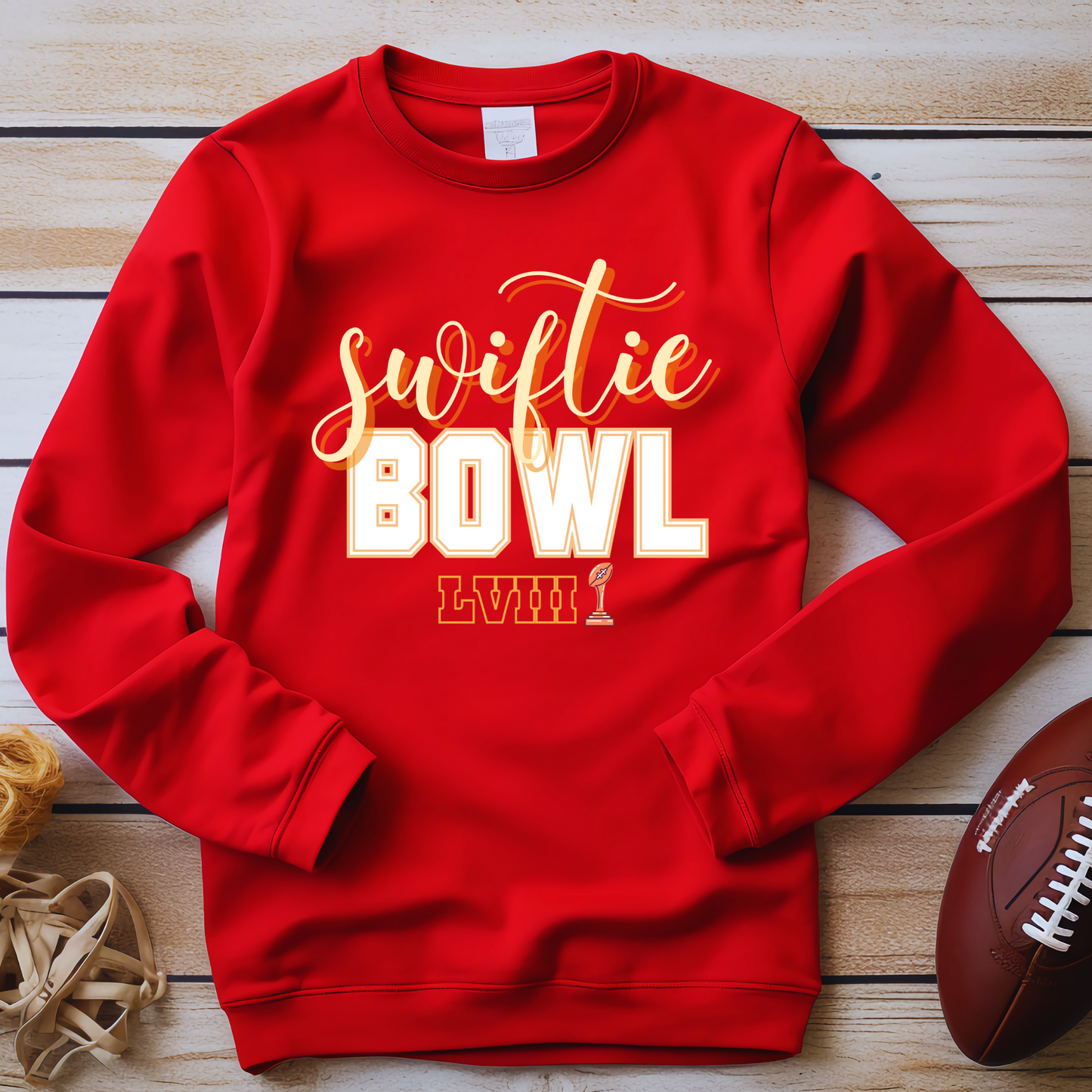 Swiftie Bowl LVIII: A Superbowl Statement Piece Sweatshirt