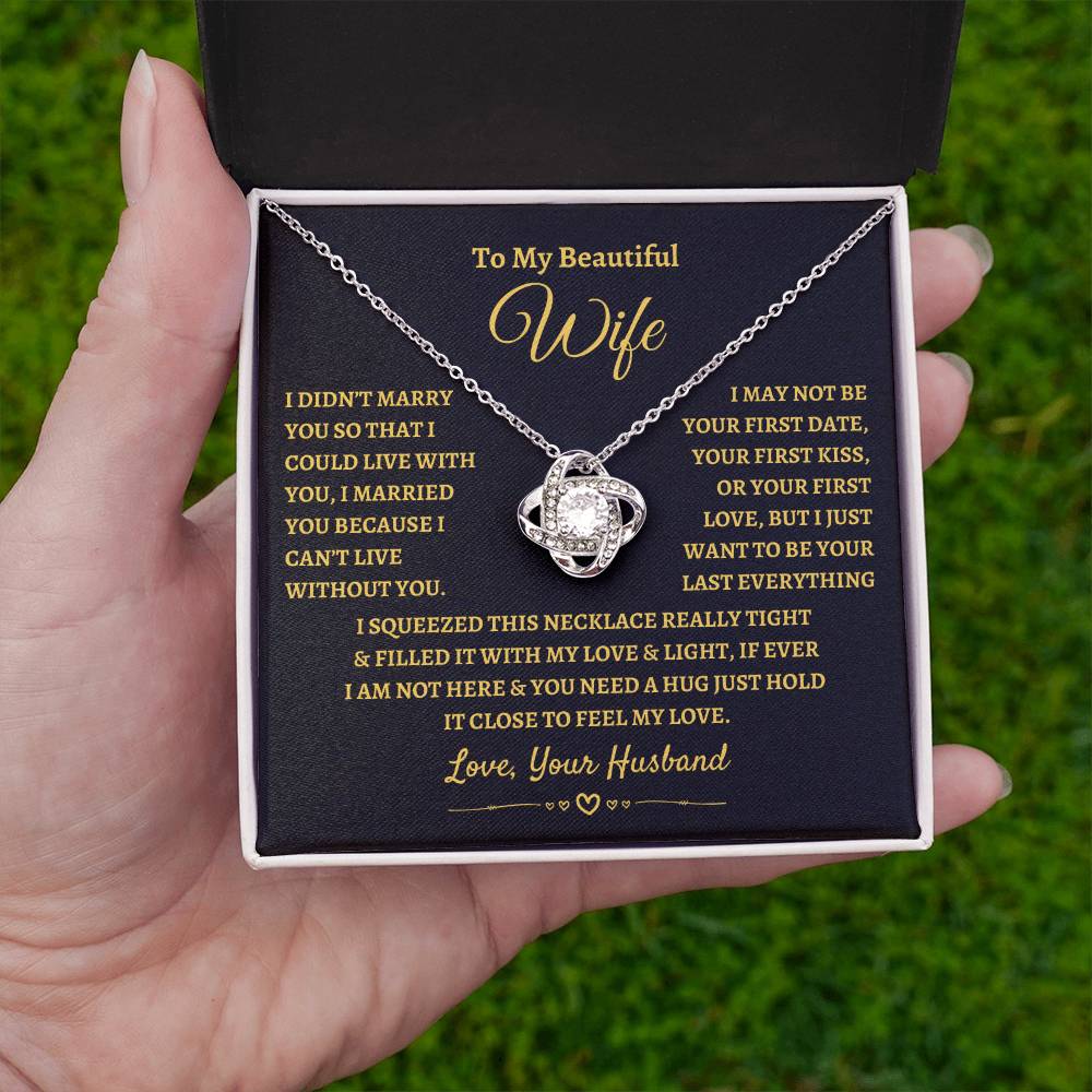 "I Just Want to Be Your Everything" Necklace - The Perfect Gift for Your Wife