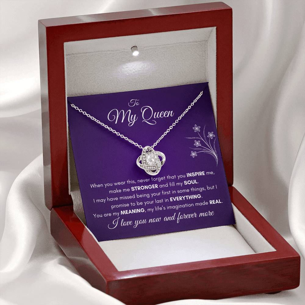 My Queen Love Knot Necklace