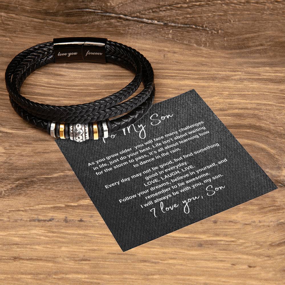 To My Son Bracelet