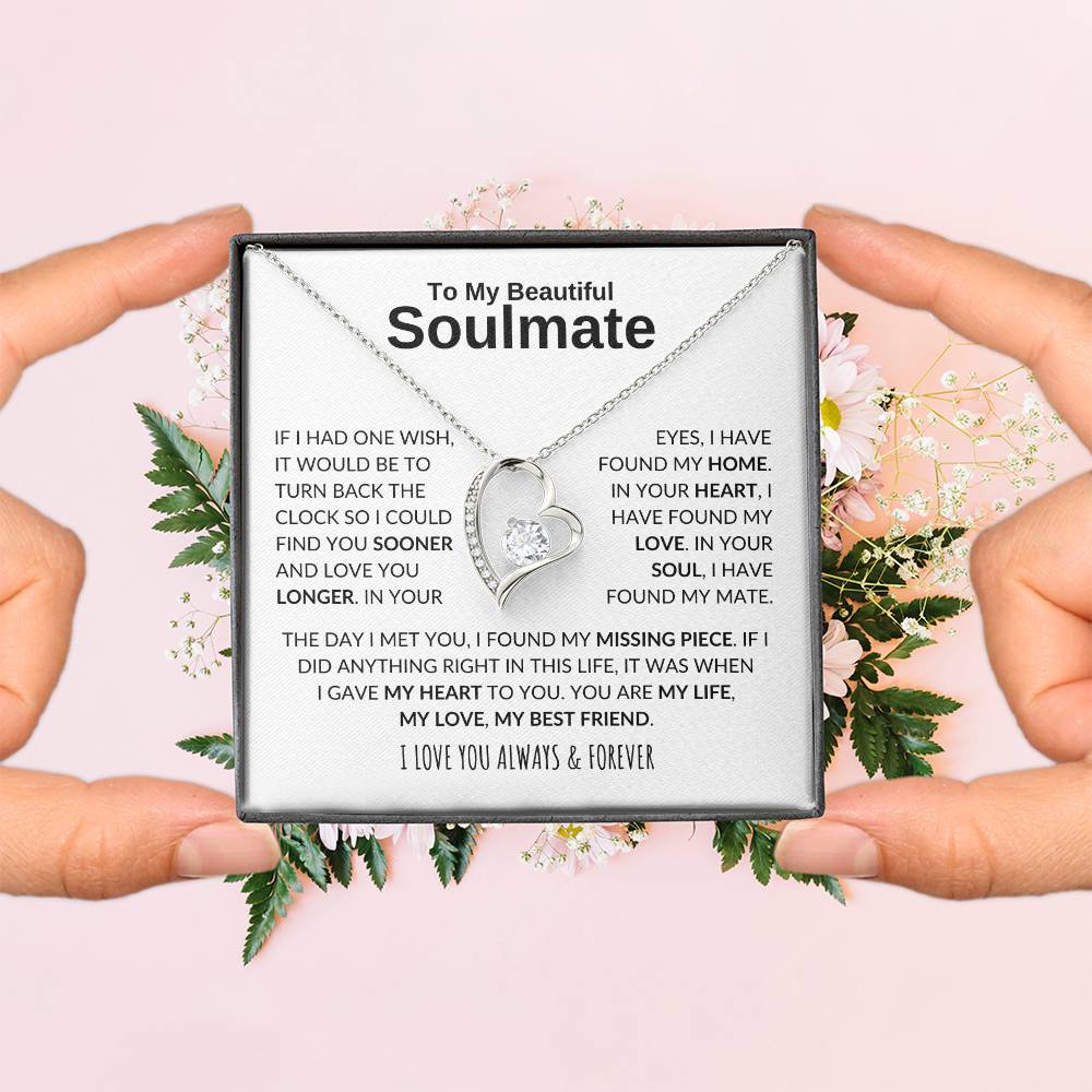 My Soulmate, My Life, My Love, My Best Friend - Forever Love Necklace