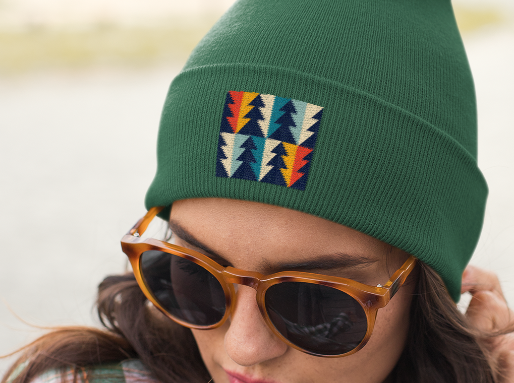 Deco Trees Beanie