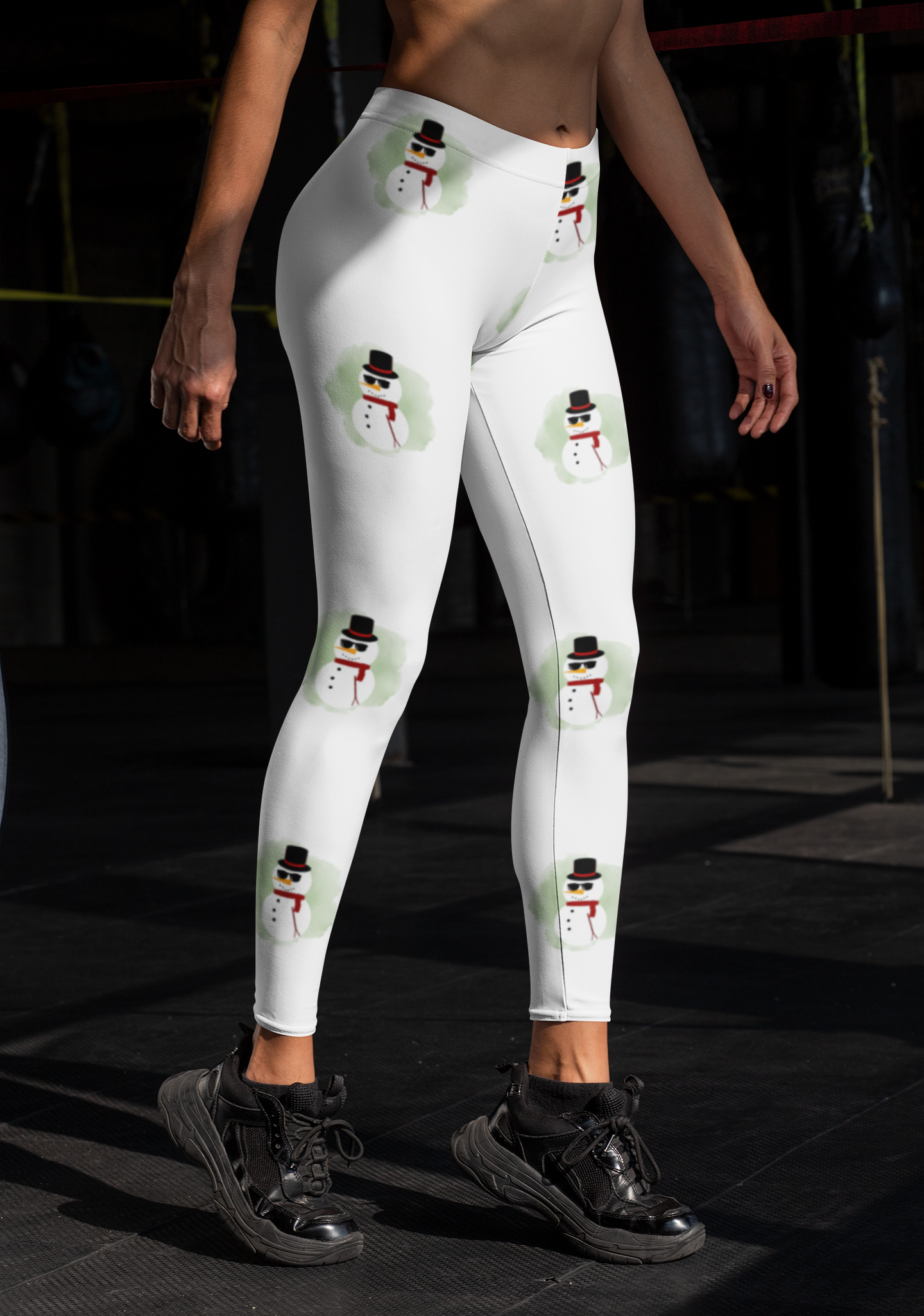 "Cool" Snowman Leggings