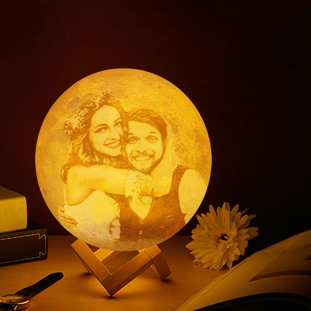 LunaLove Personalized 3D Moon Lamp: Your Celestial Canvas