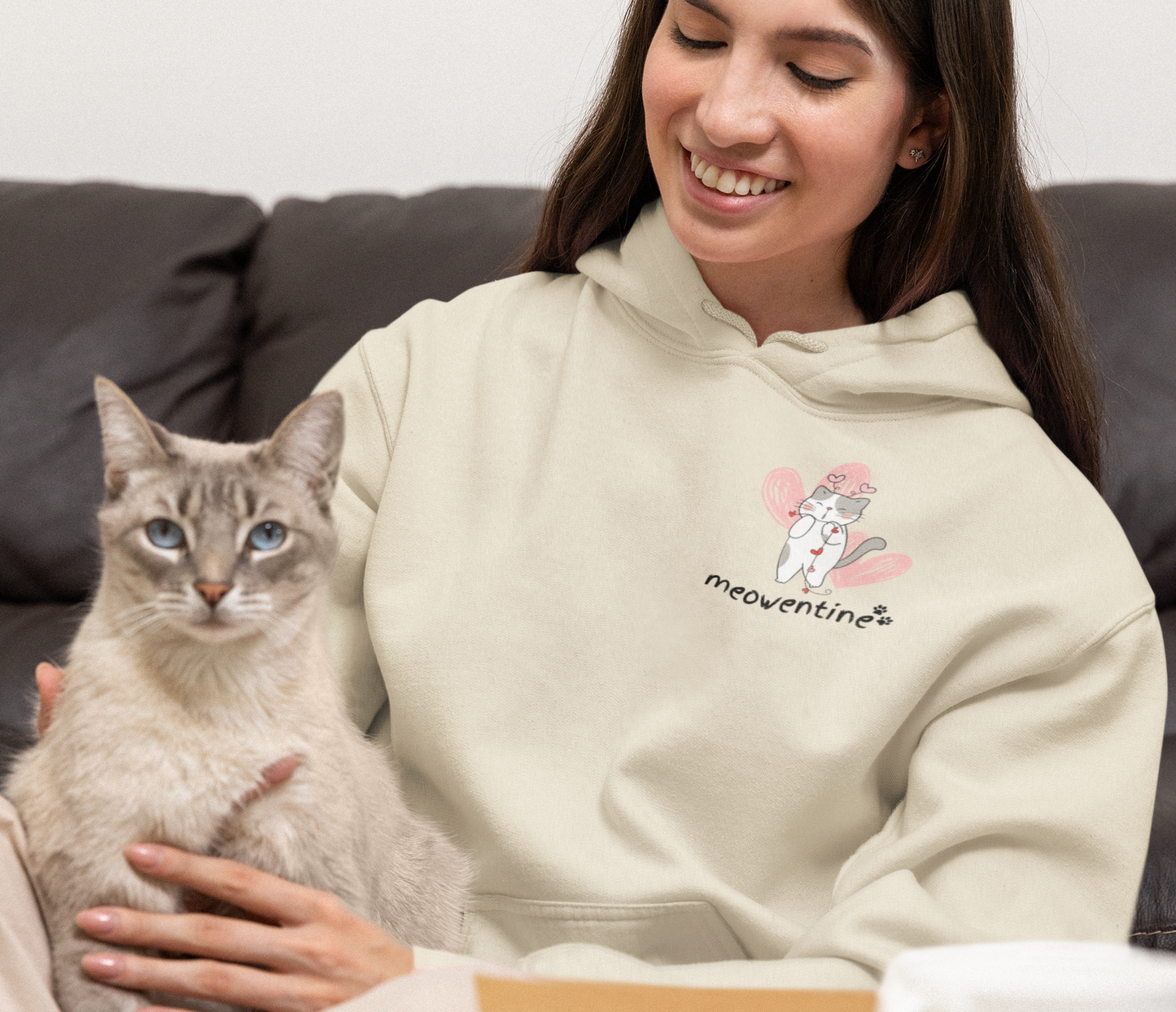 Meowentine🐾 💕 Hoodie