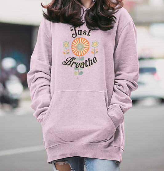 Just Breathe Pullover Hoodie