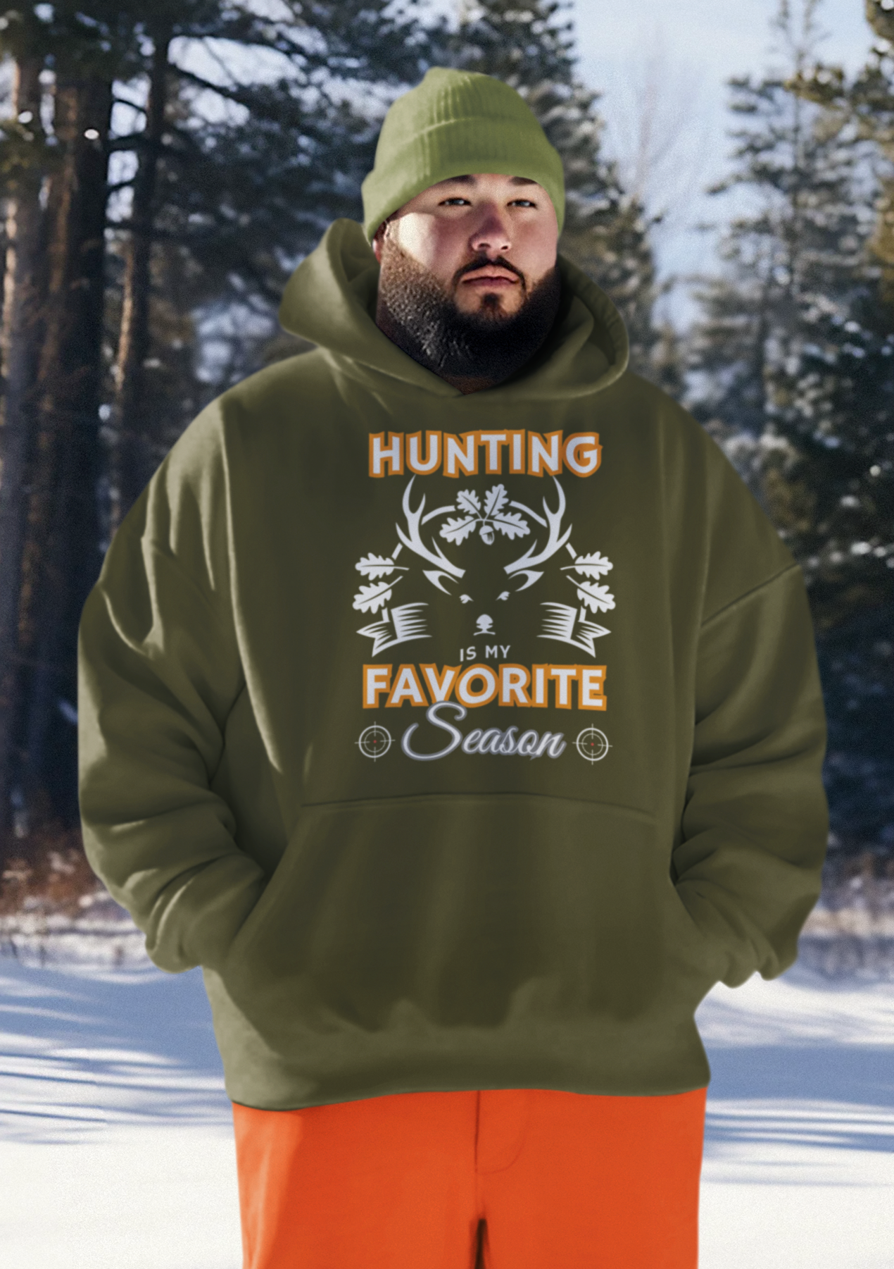 HUNTING blk Favorite "Season" Hoodies