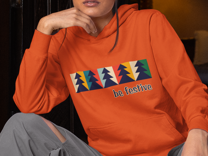 Deco Trees Pullover Hoodie