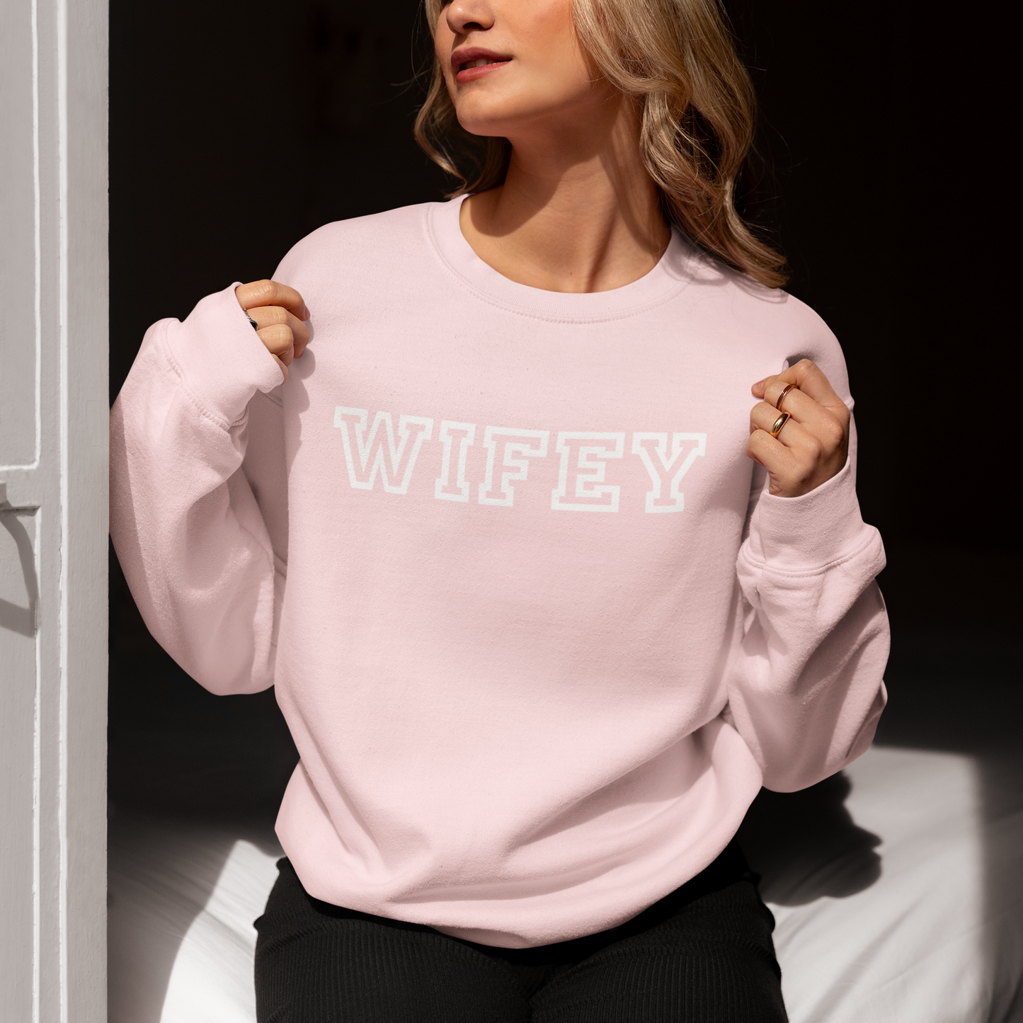 WIFEY Pullover Sweatshirt