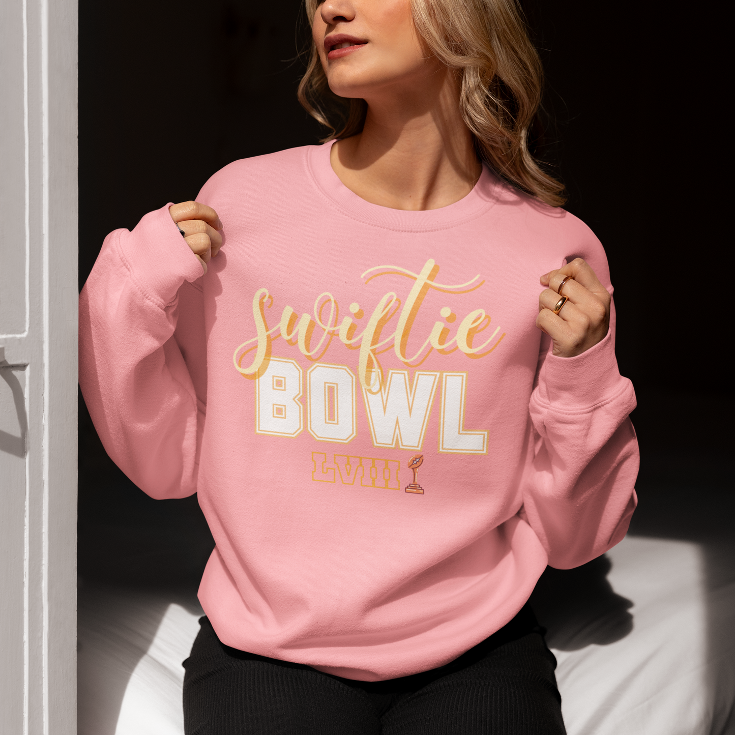 Swiftie Bowl LVIII: A Superbowl Statement Piece Sweatshirt