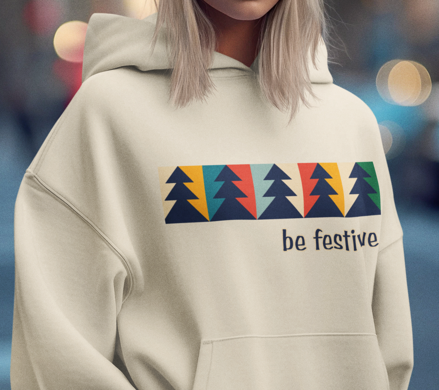 Deco Trees Pullover Hoodie