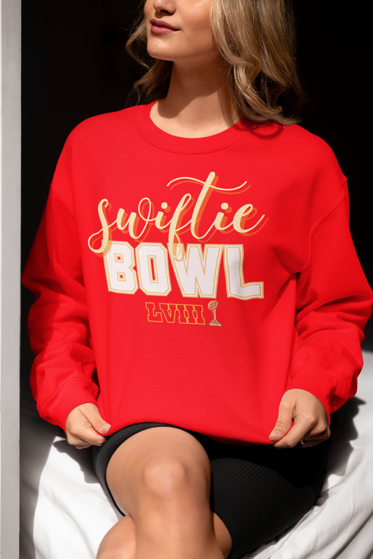 Swiftie Bowl LVIII: A Superbowl Statement Piece Sweatshirt