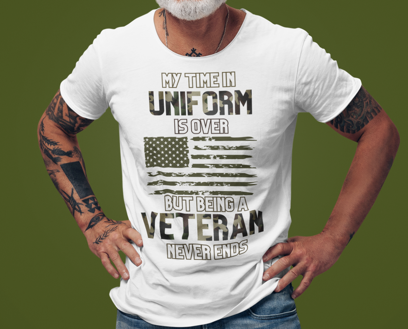 Veteran Never Ends T-Shirt