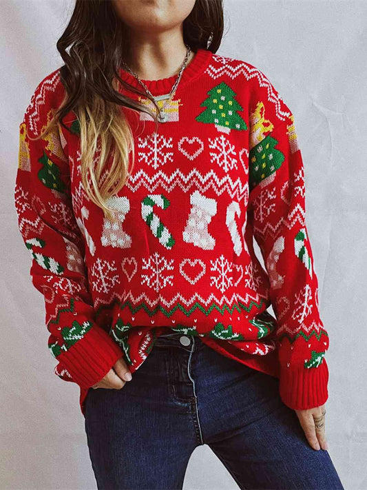 .Ugly Christmas Element Sweater