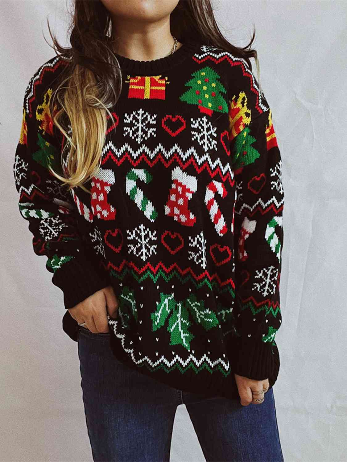 .Ugly Christmas Element Sweater