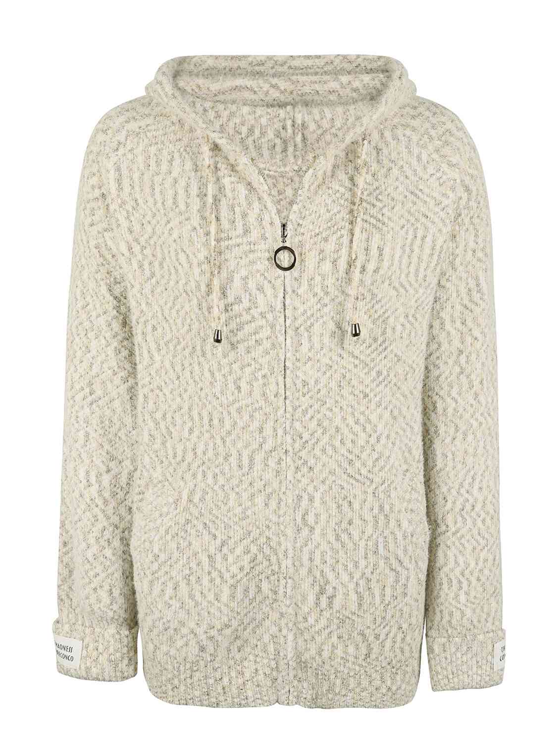 Zip-Up Hooded Sweater